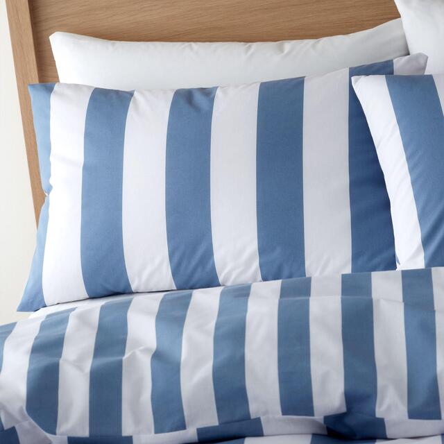 Catherine Lansfield Cove Stripe Duvet Set, Single - King thumbnail 2