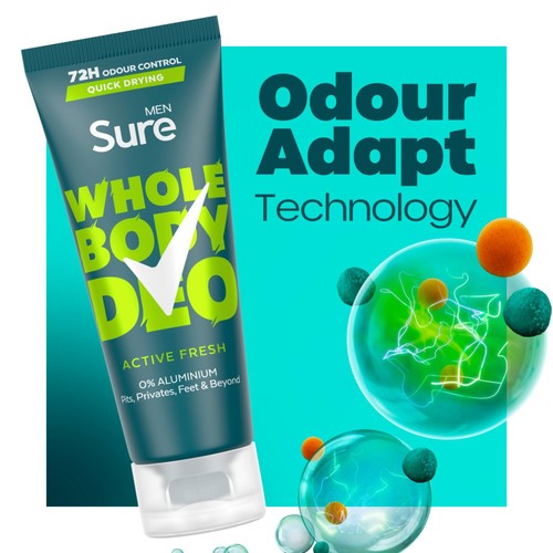 Sure Men Whole Body Active Fresh Cream Deodorant thumbnail 3