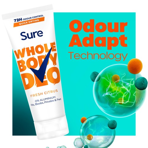 Sure Women Whole Body Fresh Citrus Cream Deodorant thumbnail 3