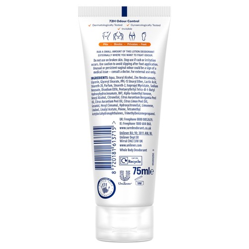 Sure Women Whole Body Fresh Citrus Cream Deodorant thumbnail 7