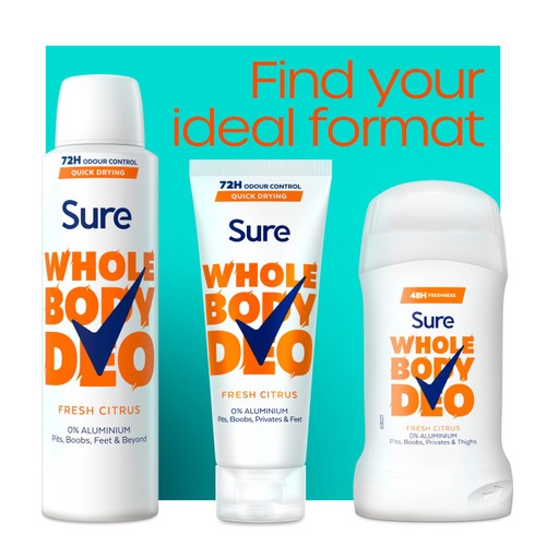 Sure Women Whole Body Fresh Citrus Deodorant Stick thumbnail 6
