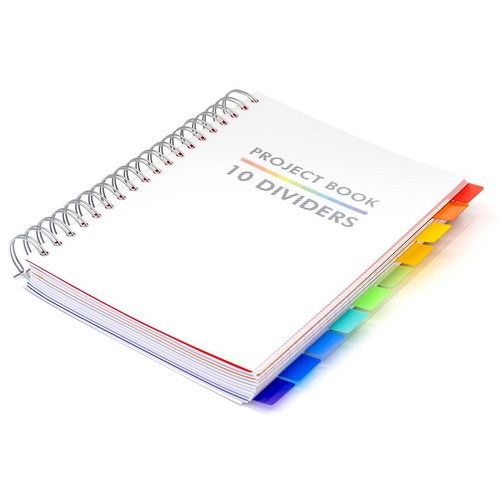 Pukka Pad White Project Book with 10 Dividers B5 White  thumbnail 2