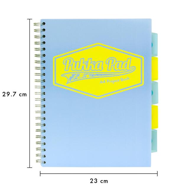 Pukka Pad A4 Project Book Blue