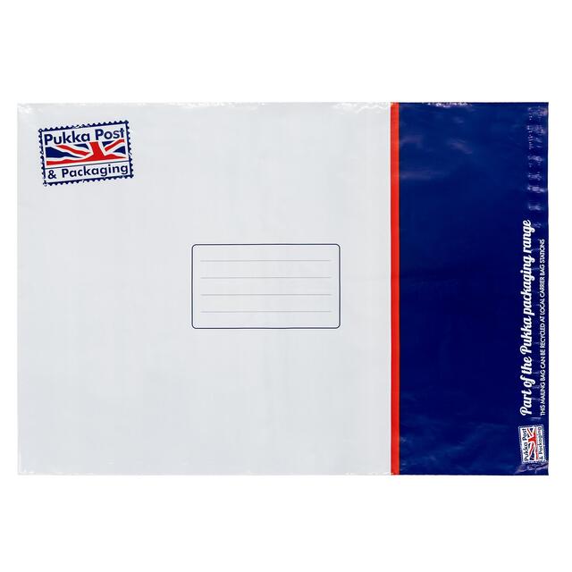 Pukka Pad Size 6 White Poly Mail Bag - 440mm x 580mm + 40mm