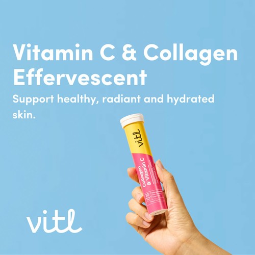Vitl Collagen & Vitamin C Effervescent Tablets thumbnail 7