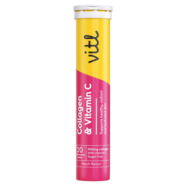 Vitl Collagen & Vitamin C Effervescent Tablets