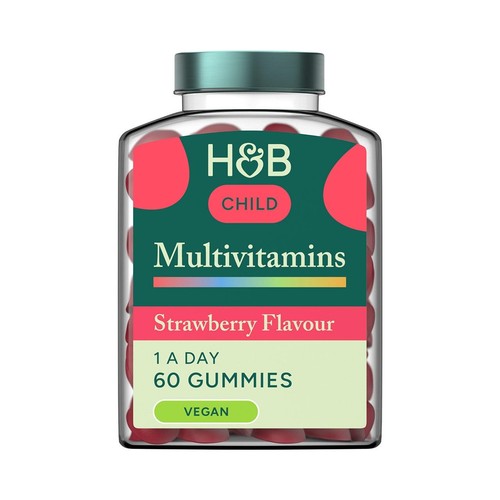 Holland & Barrett Child Multivitamin Gummies Strawberry