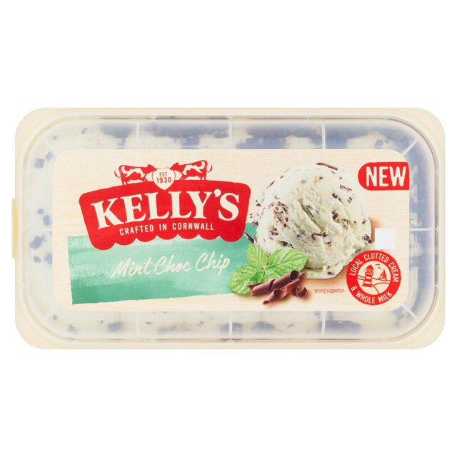 Kelly's Cornish Mint Choc Chip Ice Cream