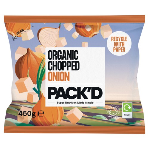 PACK'D Organic Chopped Onion