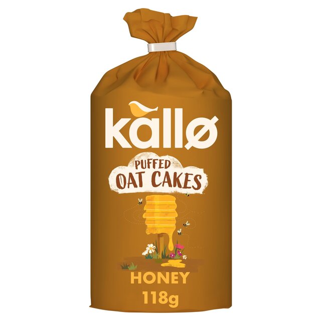 Kallo Honey Puffed Oat Cakes