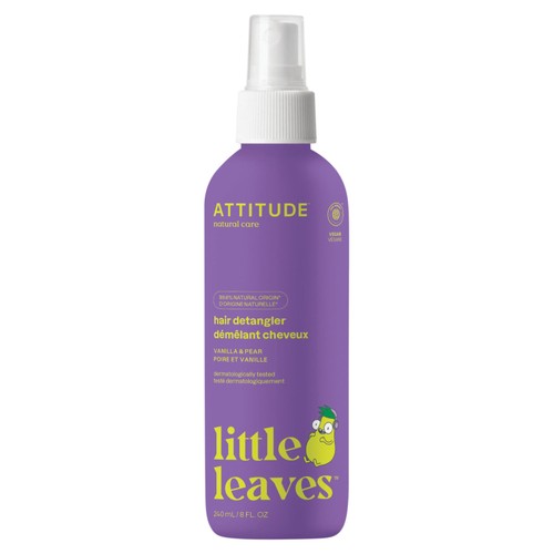 ATTITUDE Little Leaves Kids Hair Detangler - Vanilla and Pear