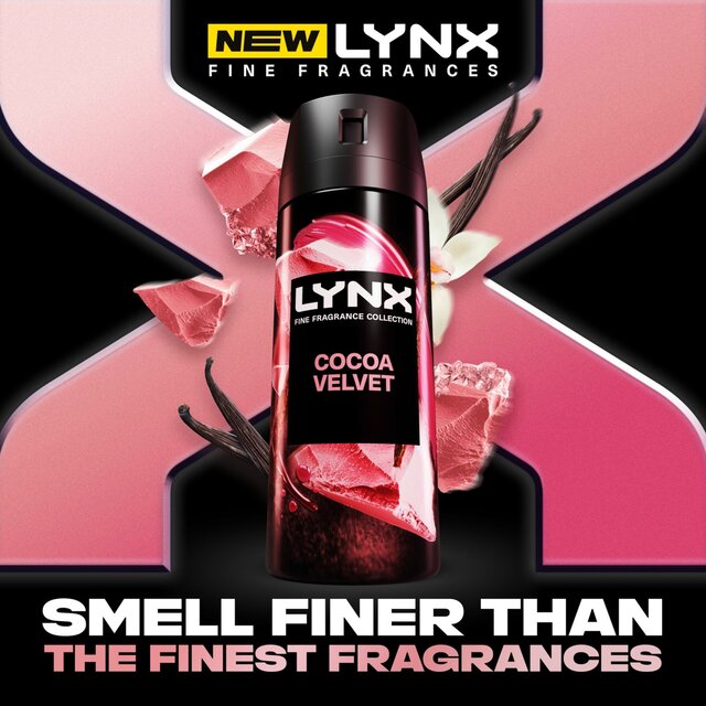 Lynx Fine Fragrance Collection Premium Deodorant Bodyspray Cocoa Velvet thumbnail 2