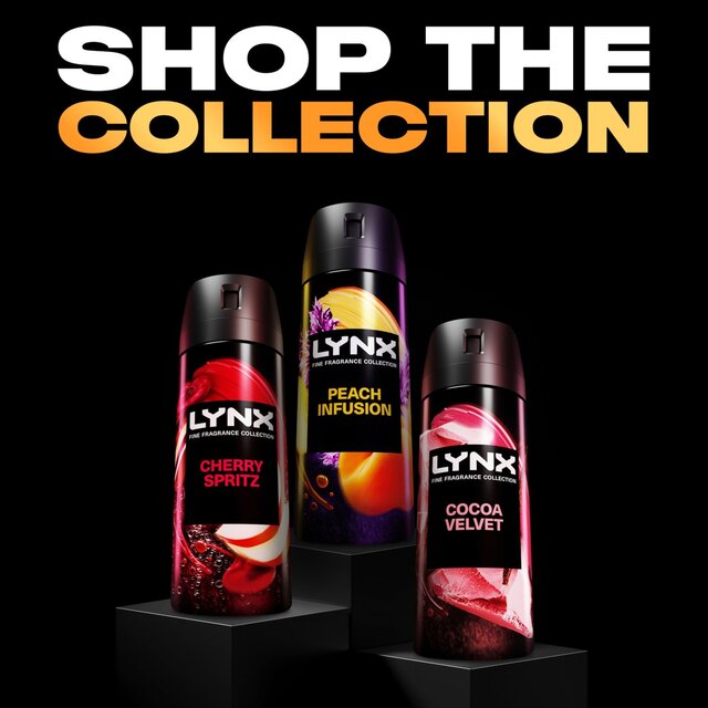Lynx Fine Fragrance Collection Premium Deodorant Bodyspray Peach Infusion thumbnail 5