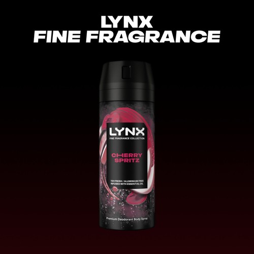 Lynx Fine Fragrance Collection Premium Deodorant Bodyspray Cherry Spritz thumbnail 5