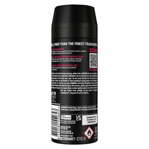 Lynx Fine Fragrance Collection Premium Deodorant Bodyspray Cherry Spritz thumbnail 6