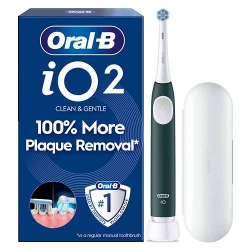 Oral-B iO2 Series Forest Green + Travel Case