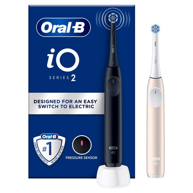 Oral-B iO2 Series Night Black / Calm Pink + Extra Handle