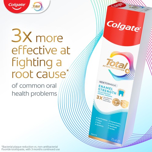 Colgate Total Active Prevention+ Enamel Strength Toothpaste thumbnail 2
