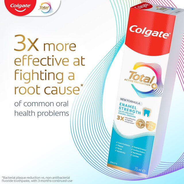 Colgate Total Active Prevention+ Enamel Strength Toothpaste thumbnail 6