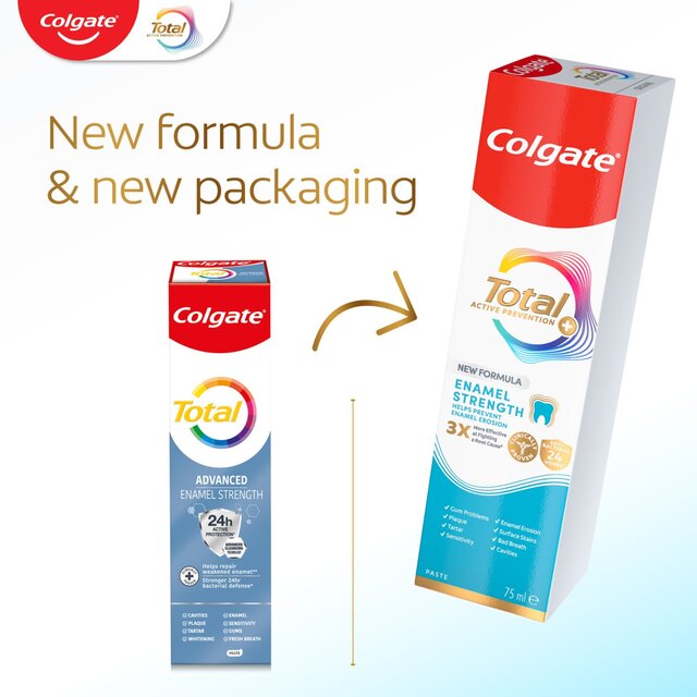 Colgate Total Active Prevention+ Enamel Strength Toothpaste thumbnail 7