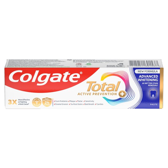 Colgate Total Active Prevention Advanced Teeth Whitening Toothpaste