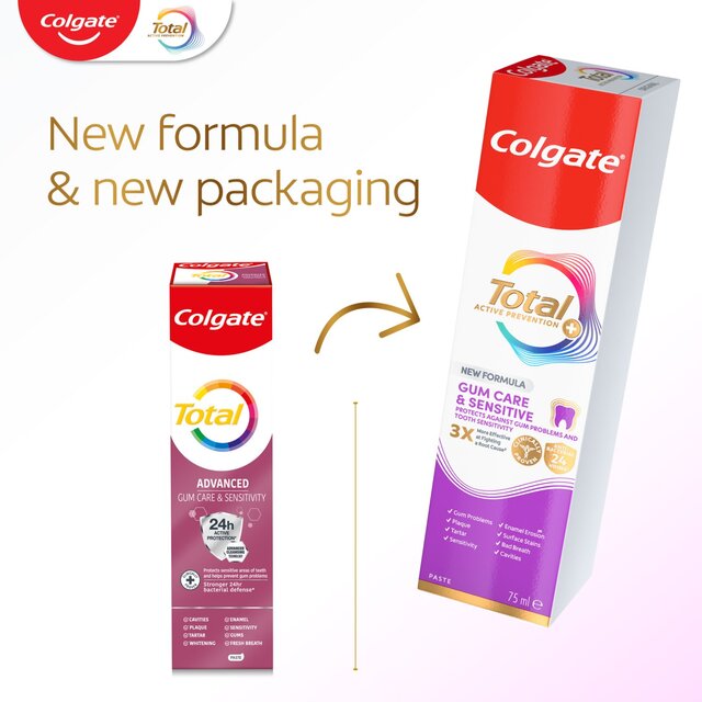 Colgate Total Active Prevention+ Sensitivity & Gum Toothpaste thumbnail 4