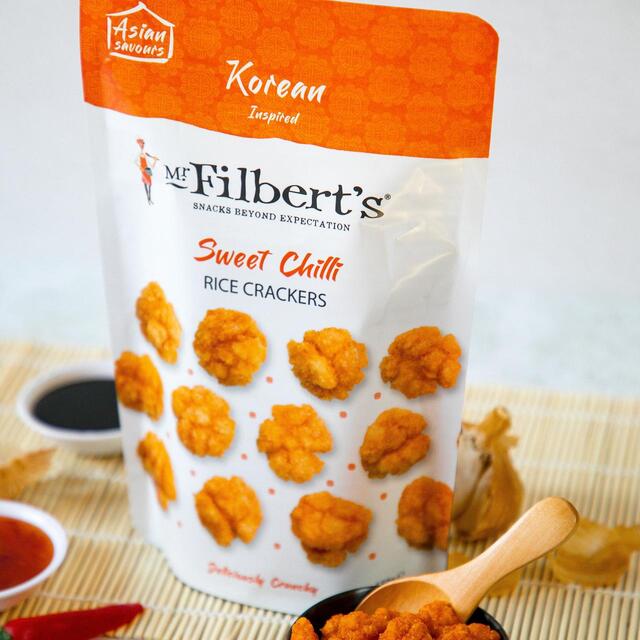 Mr Filbert's Korean Chilli Rice Crackers thumbnail 2