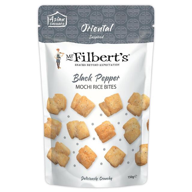 Mr Filbert's Oriental Black Pepper Mochi Rice Crackers