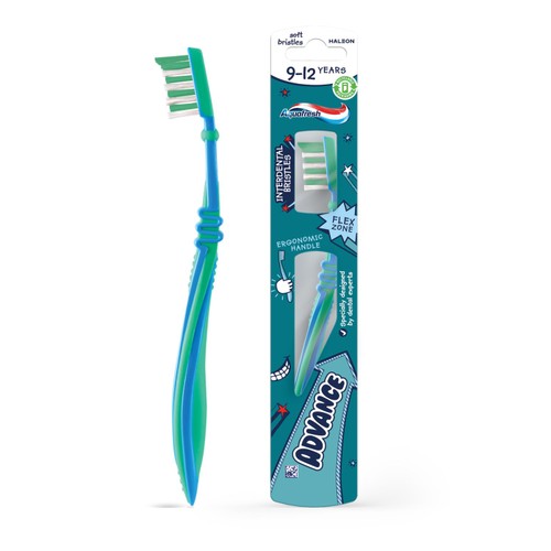 Aquafresh Advance 9-12 Years Kids Soft Toothbrush