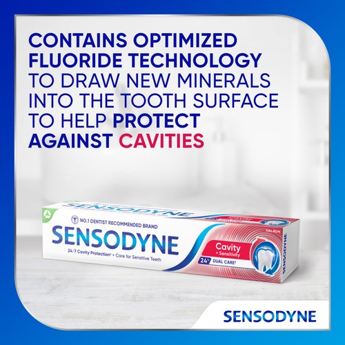 Sensodyne Cavity + Sensitivity Toothpaste, 75ml thumbnail 5