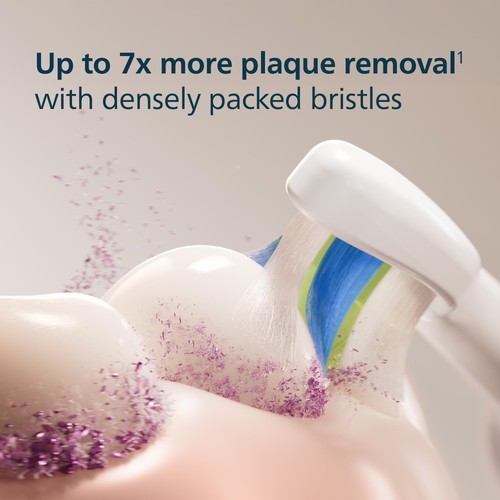 Philips Sonicare W2 Optimal White Brush Head, White, 2+1 Pack thumbnail 4