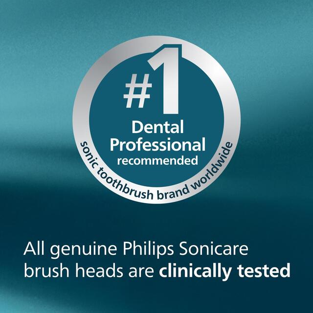Philips Sonicare W2 Optimal White Brush Head, White, 2+1 Pack thumbnail 6