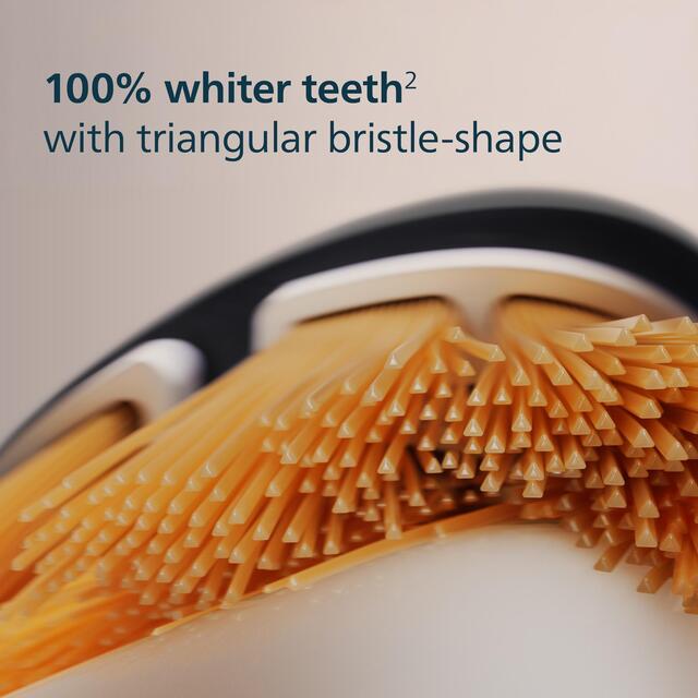 Philips Sonicare Genuine A3 Premium All-in-One Brush Head, Black, 2+1 Pack thumbnail 4