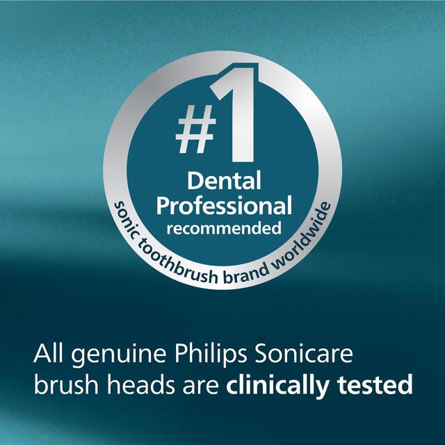 Philips Sonicare W2 Optimal White  Brush Head, Black, 2+1 Pack thumbnail 6