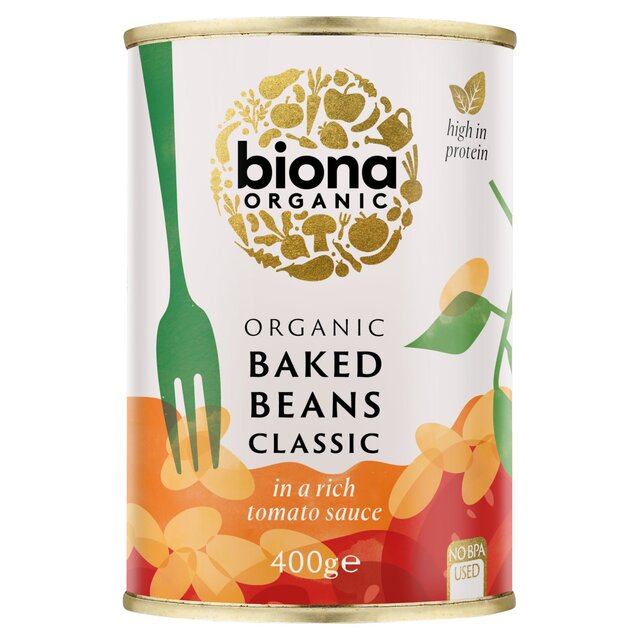 Biona Organic Baked Beans in Rich Tomato Sauce