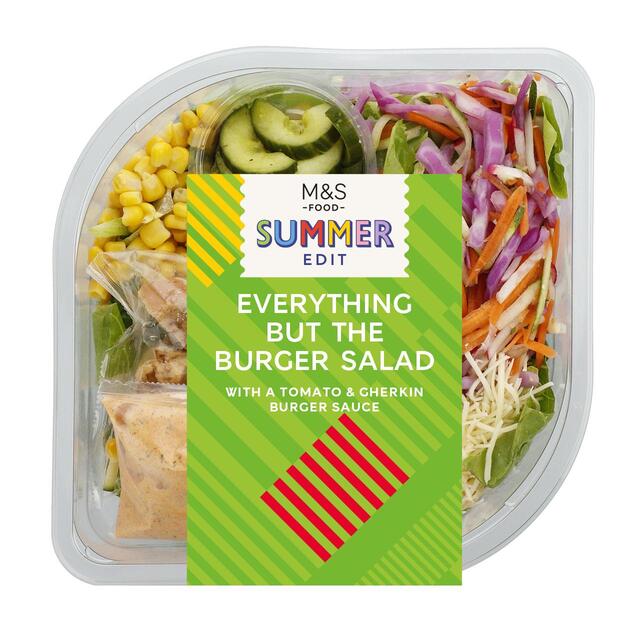 M&S Everything But The Burger Salad Bowl