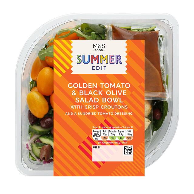 M&S Golden Tomato & Black Olive Salad Bowl thumbnail 2