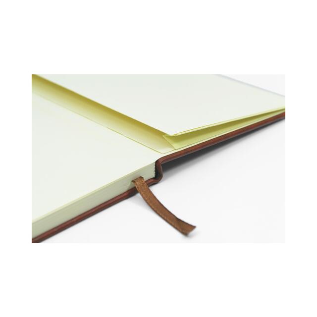 Sinclairs Silvine A5 Executive Soft Feel Notebook, 160 Pages, Tan thumbnail 4