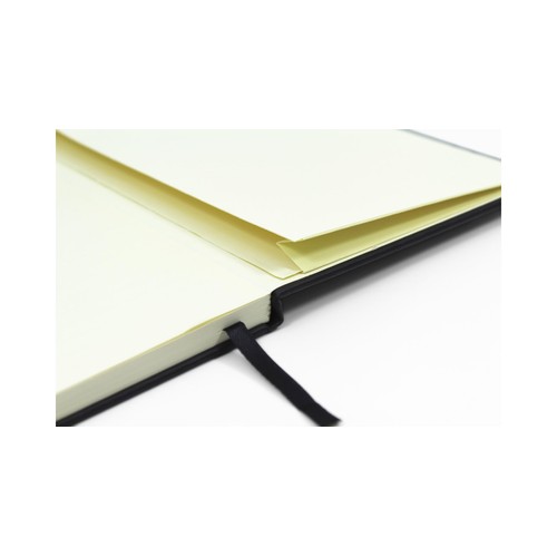 Sinclairs Silvine A5 Executive Soft Feel Notebook, 160 Pages, Black thumbnail 3