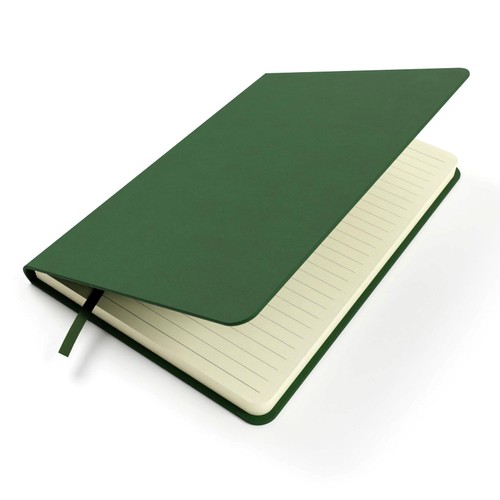 Sinclairs Silvine A5 Executive Soft Feel Notebook, 160 Pages, Green thumbnail 3