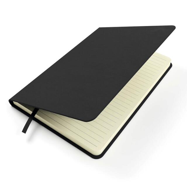 Sinclairs Silvine A4 Executive Soft Feel Notebook, 160 Pages, Black thumbnail 2