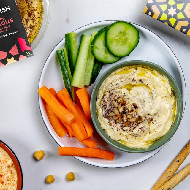 Moorish Humous topped with Pine Nuts & Sumac thumbnail 2