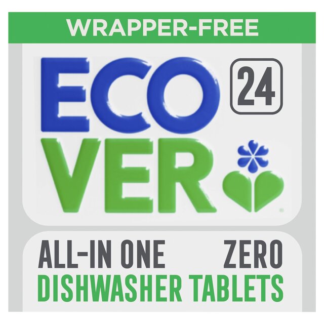 Ecover All-In-One Zero Dishwasher Tablets, 24 Tablets