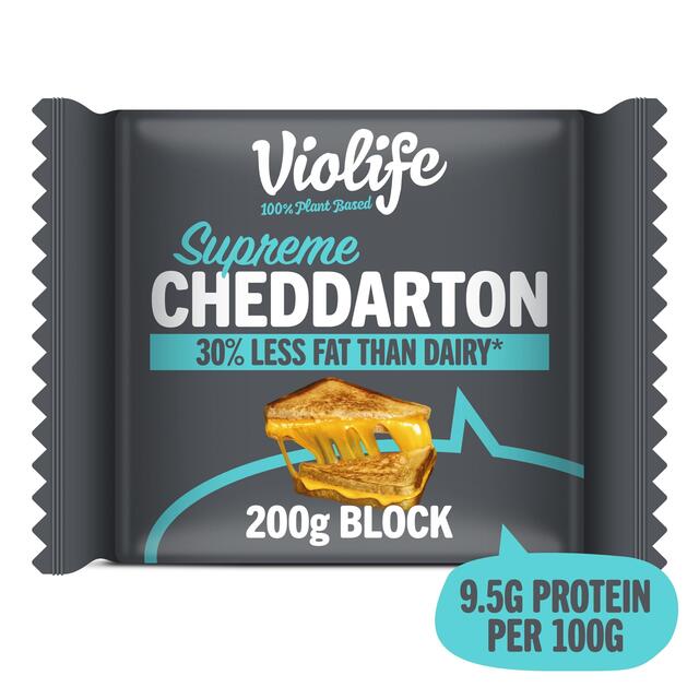 Violife Supreme Cheddarton Block With Protein