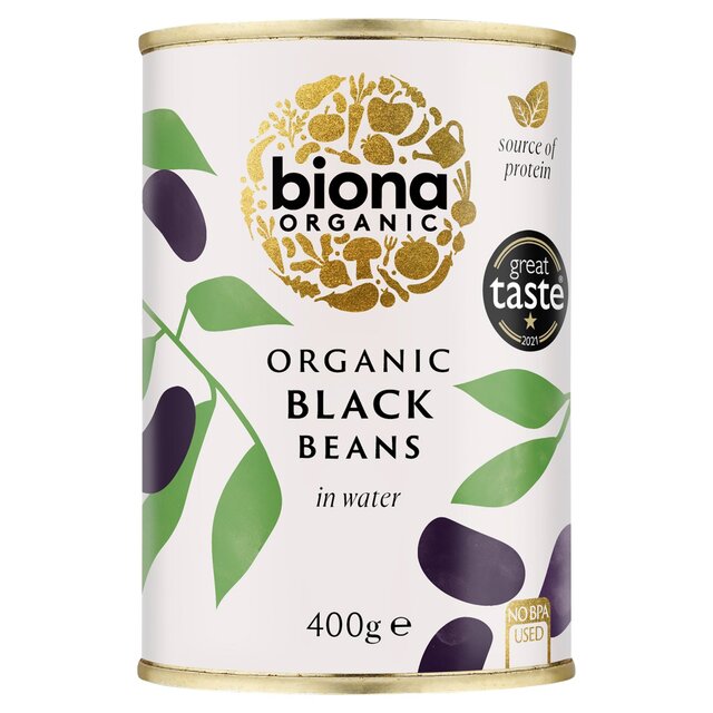 Biona Organic Black Beans in Water