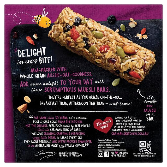 Carmans Kitchen Super Berry Muesli Bar thumbnail 2