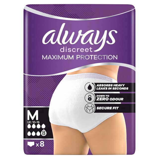 Always Discreet Heavy Adult Incontinence Pants , M