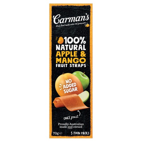 Carmans Kitchen Apple & Mango Fruit Straps