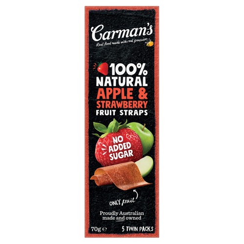 Carmans Kitchen Apple & Strawberry Fruit Straps