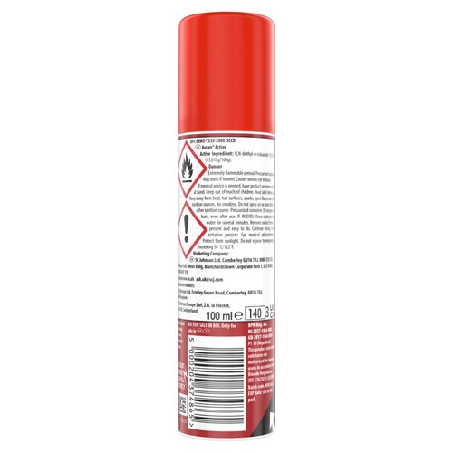 Autan Active 15% Deet Aerosol Spray Repellent thumbnail 2